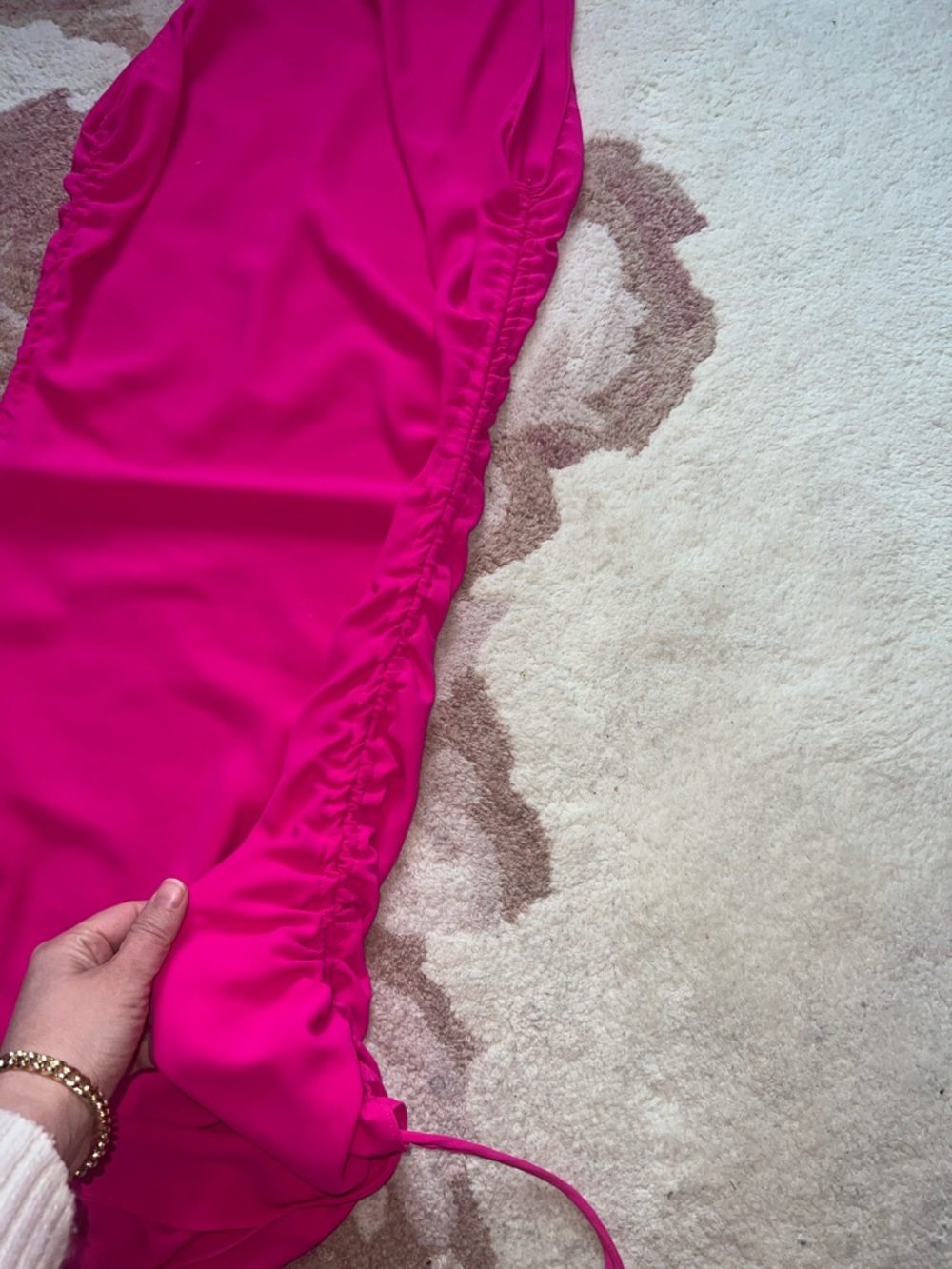 Amanda Uprichard Kaylee Hot Pink Dress - Picture 4 of 5